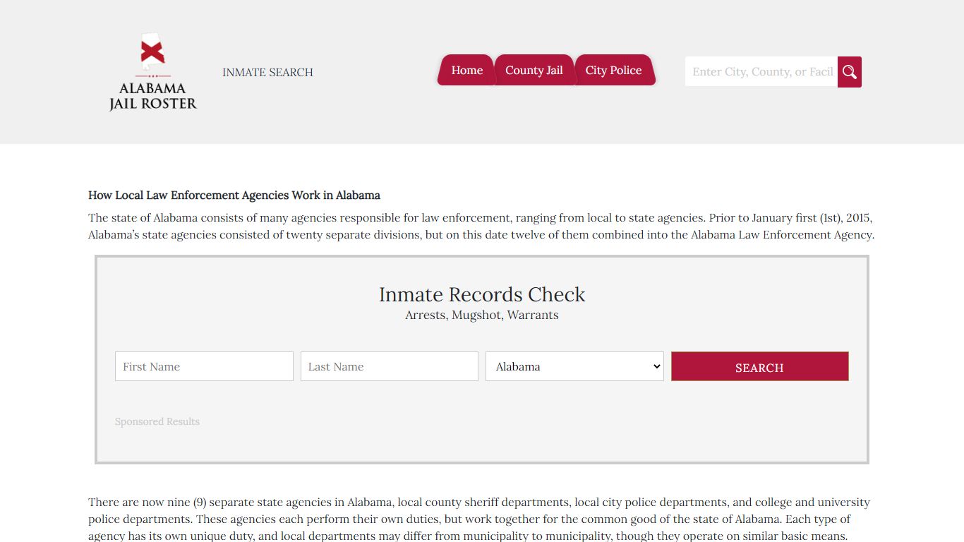Lauderdale County | Alabama Jail Inmate Search